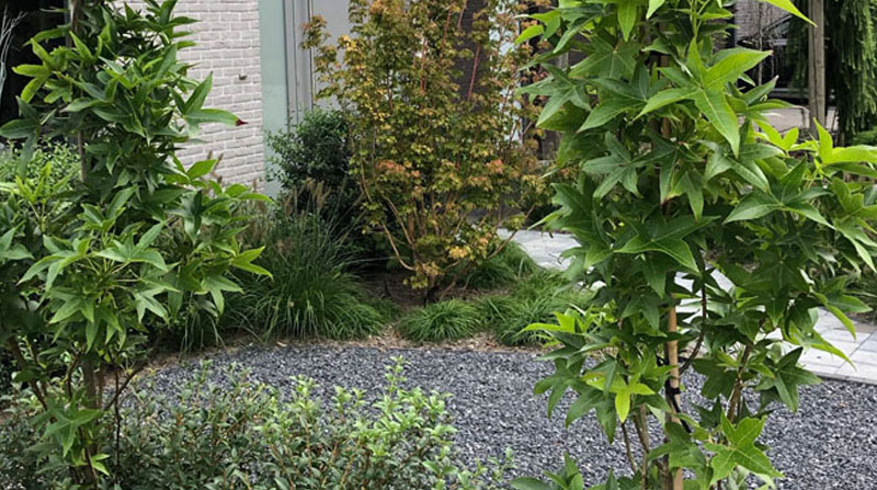 Tuin Van Heden Voortuin met parkeerplaats Minderhout