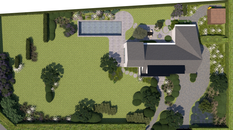 Tuin Van Heden Gezinstuin met zwembad Schilde